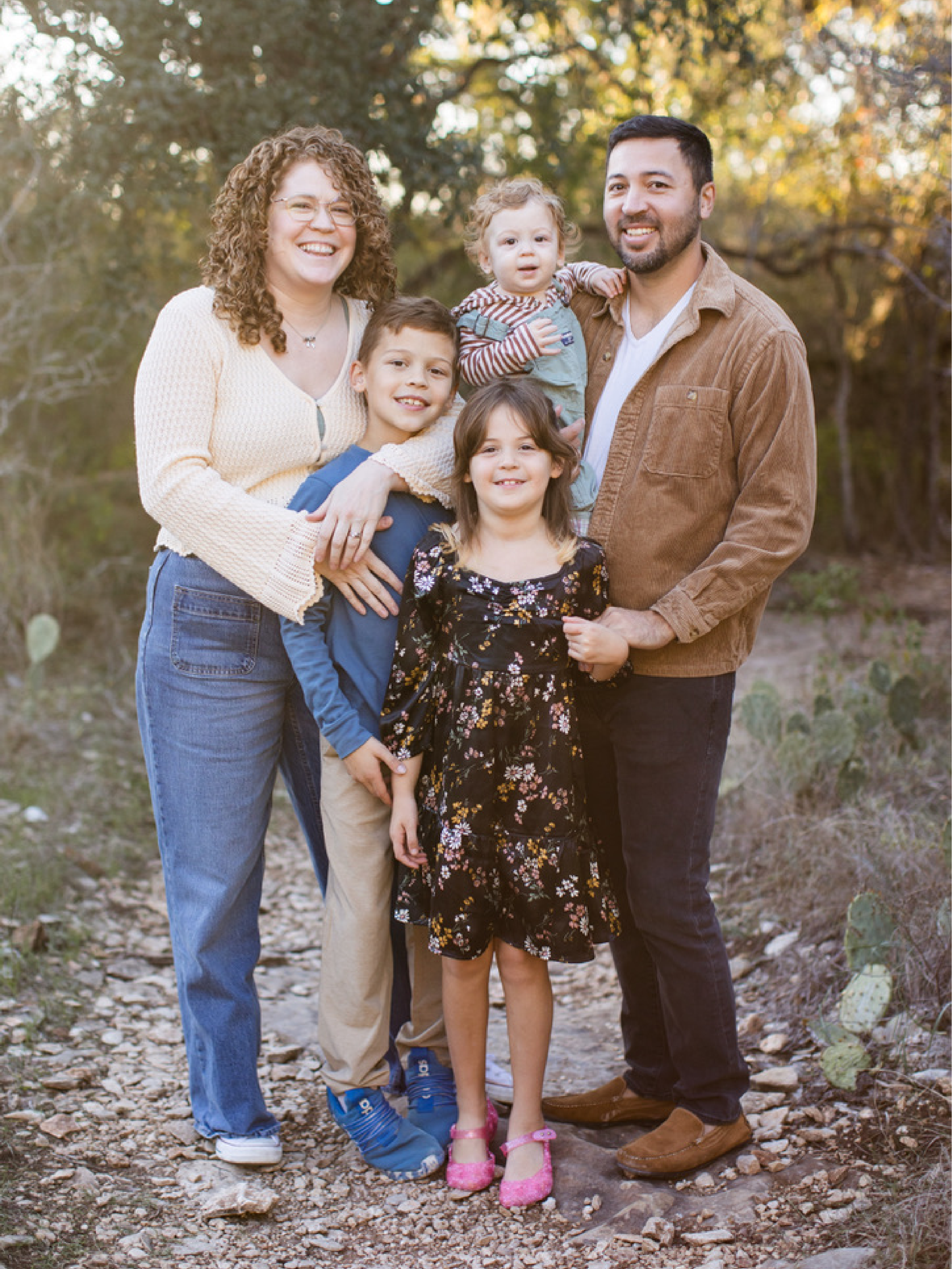 Carrleigh Ray with family